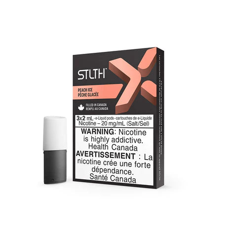 STLTH X PODS PEACH ICE
