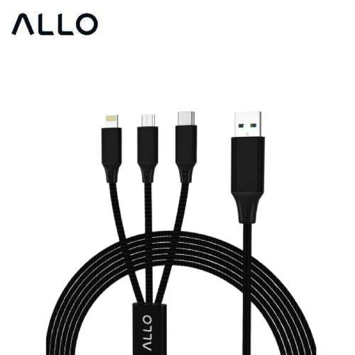 ALLO 3 IN 1 USB CHARGING CABLE