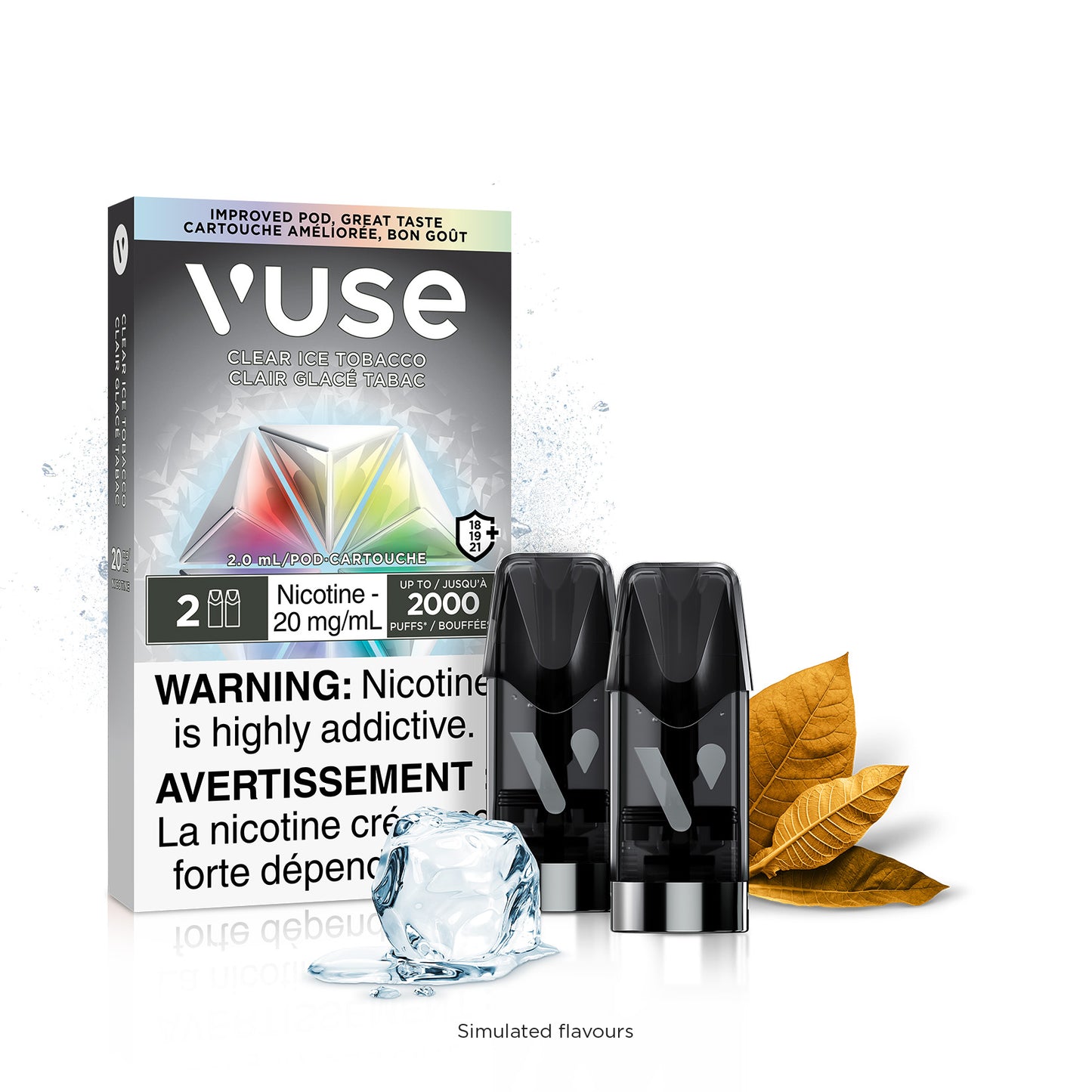 VUSE EPOD  1.6% 18MG 20MG CARTIDGES