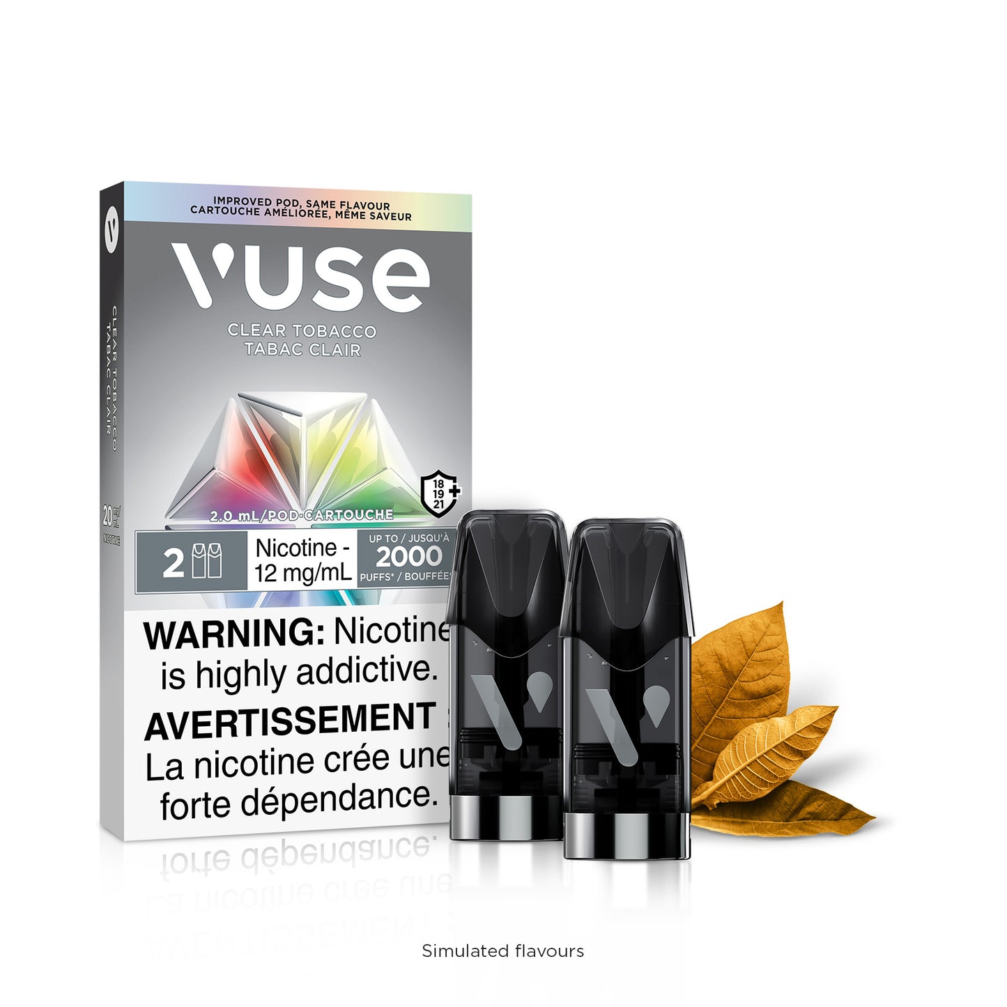 VUSE EPOD  1.6% 18MG 20MG CARTIDGES