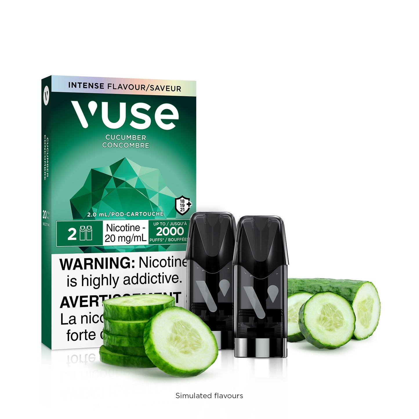 VUSE EPOD  1.6% 18MG 20MG CARTIDGES