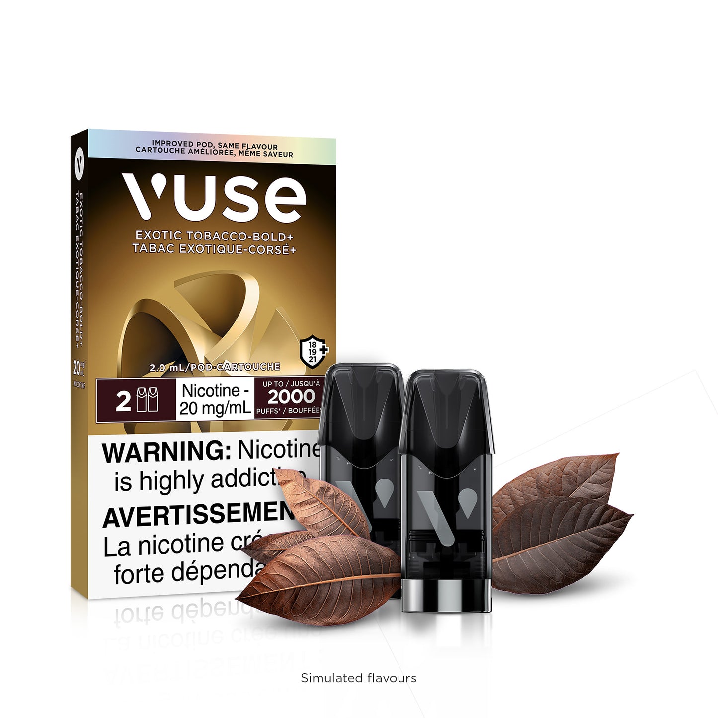 VUSE EPOD 20MG BOLD+ CARTRIDGES