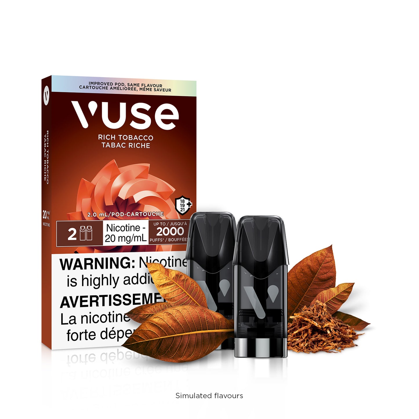 VUSE EPOD  1.6% 18MG 20MG CARTIDGES