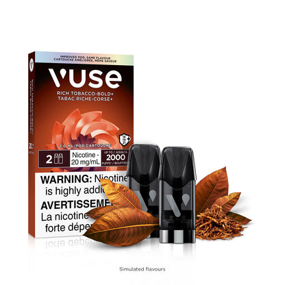 VUSE EPOD  1.6% 18MG 20MG CARTIDGES