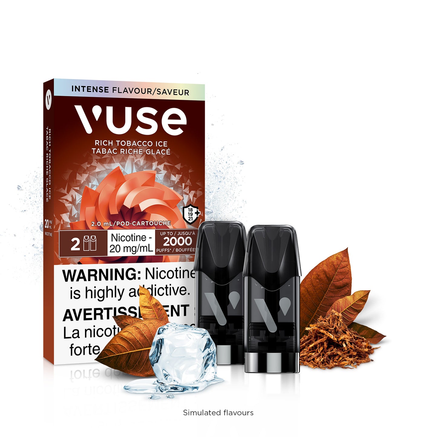 VUSE EPOD  1.6% 18MG 20MG CARTIDGES