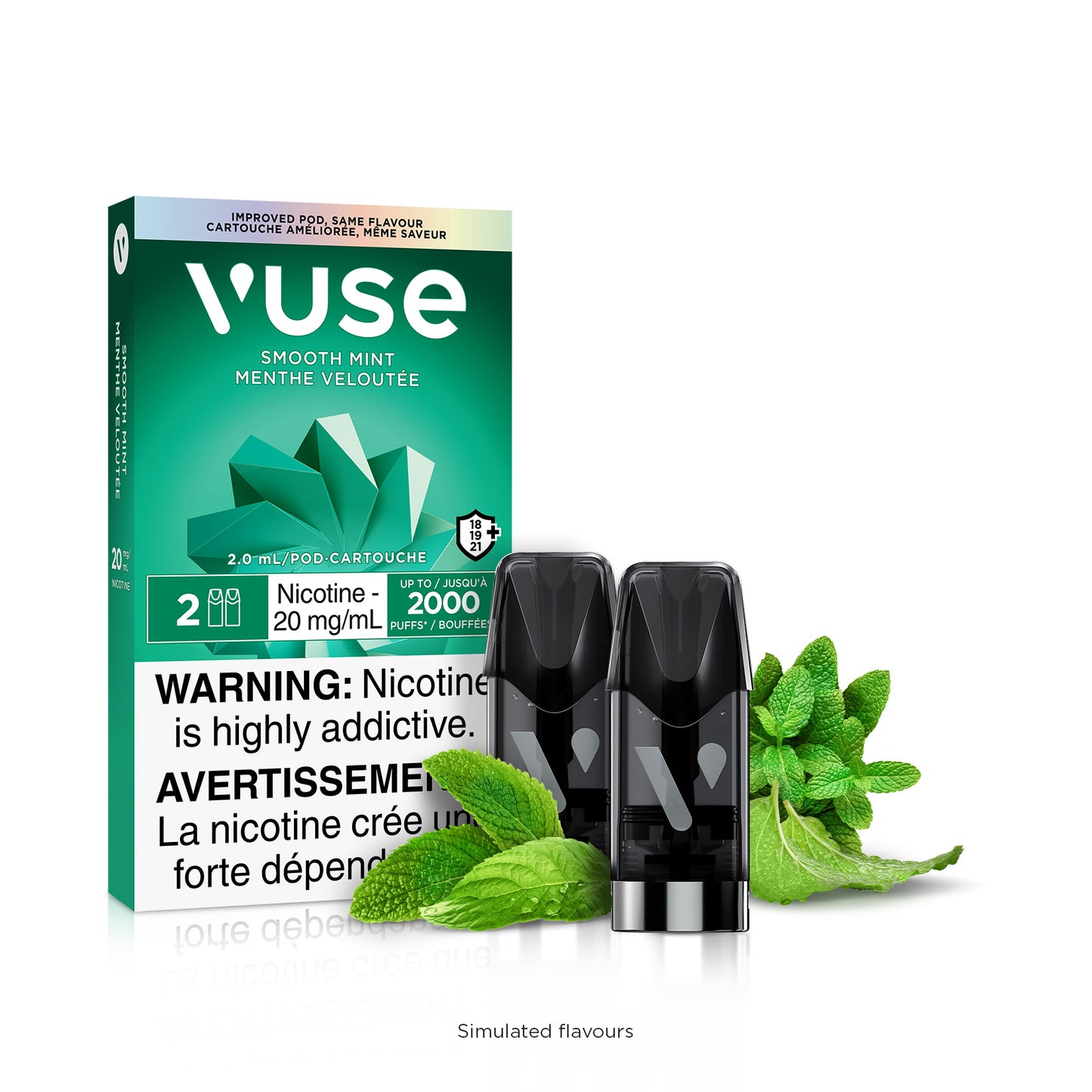 VUSE EPOD  1.6% 18MG 20MG CARTIDGES