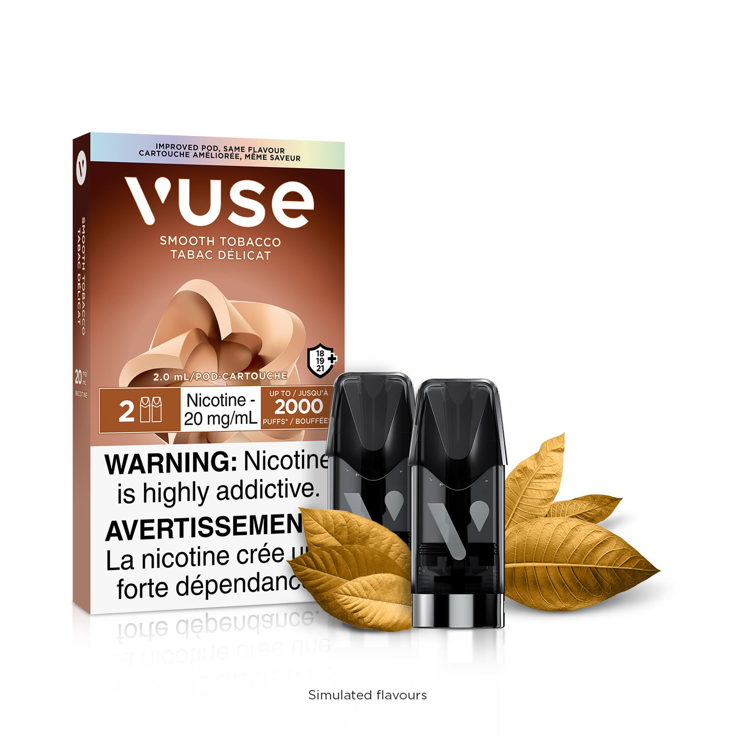 VUSE EPOD  1.6% 18MG 20MG CARTIDGES