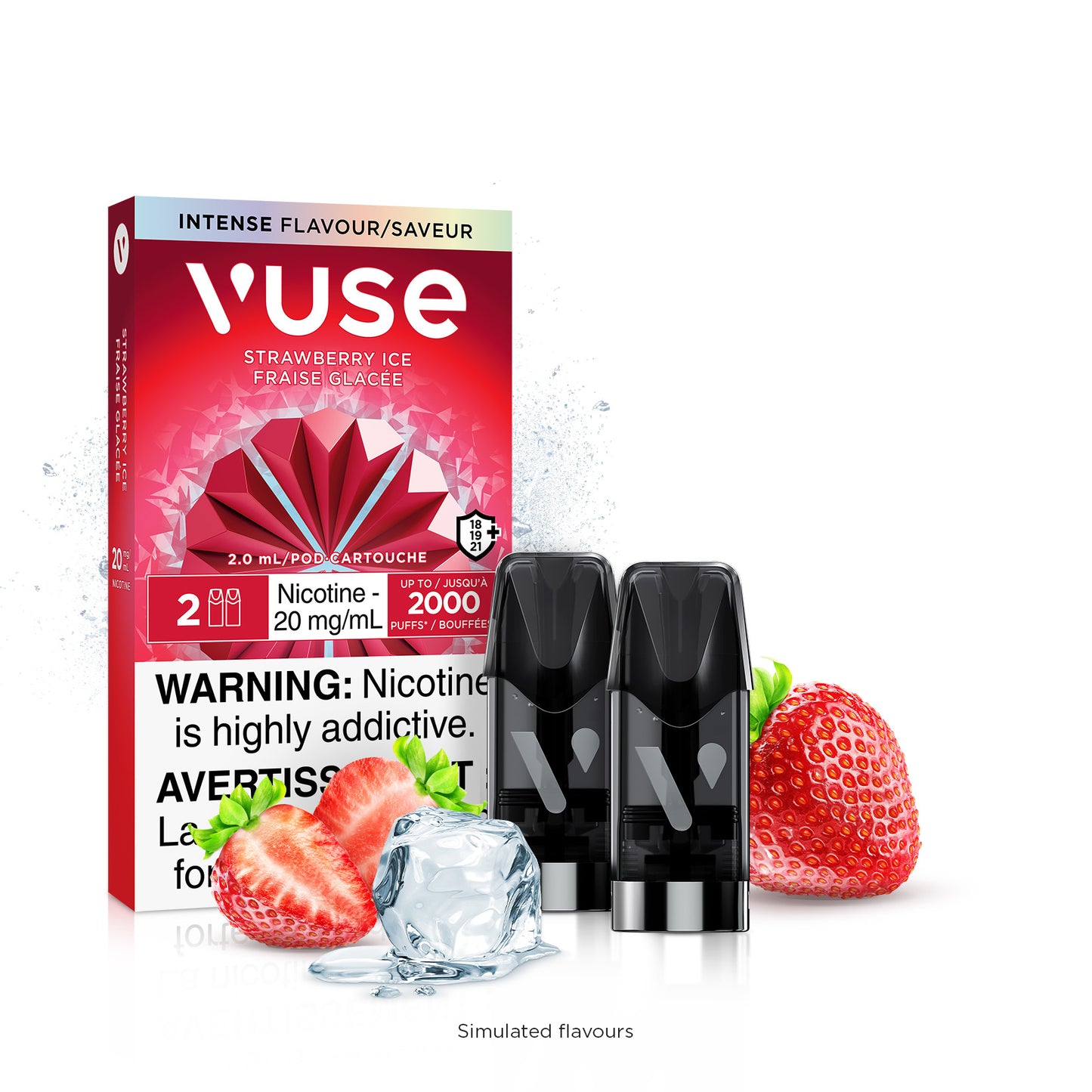 VUSE EPOD  1.6% 18MG 20MG CARTIDGES