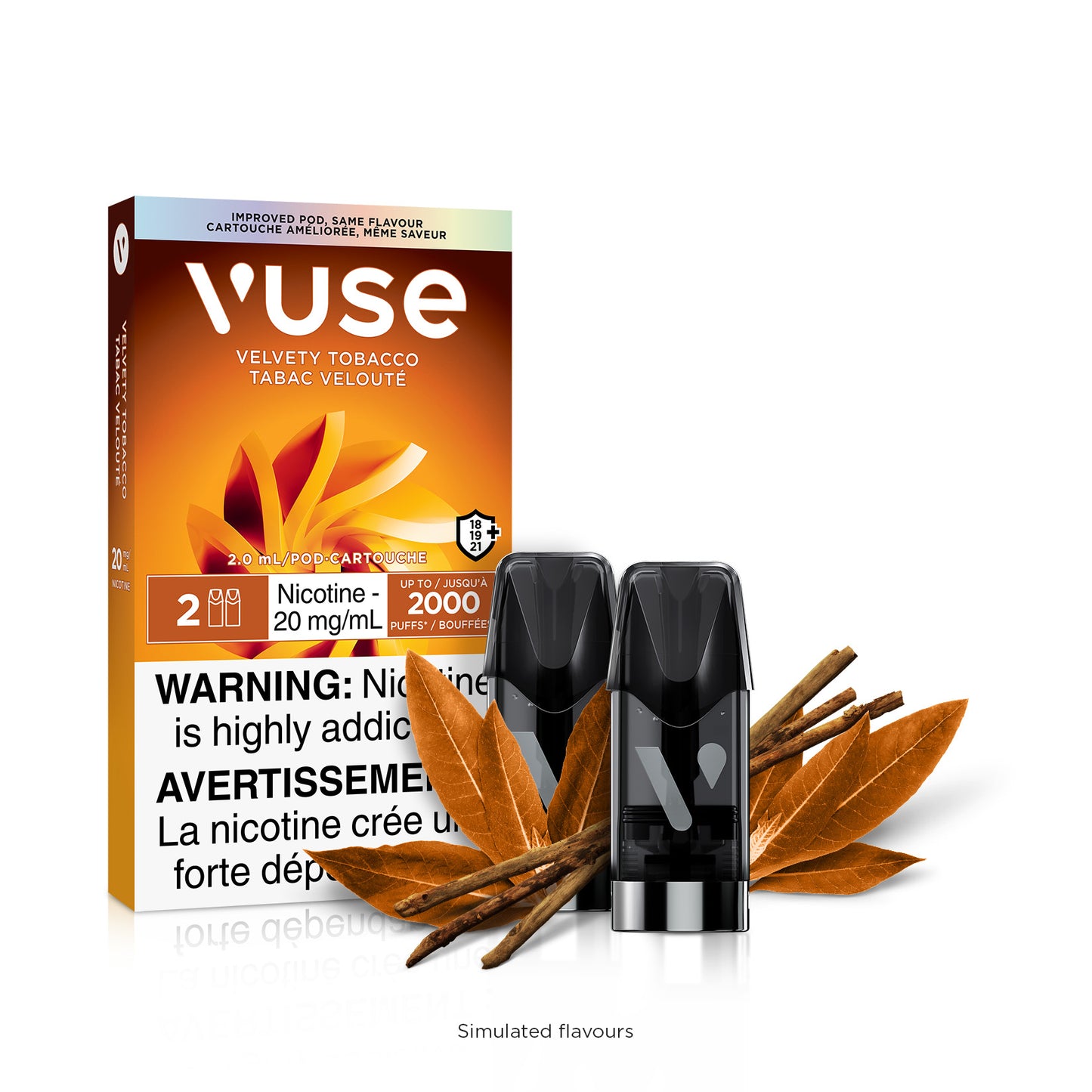 VUSE EPOD  1.6% 18MG 20MG CARTIDGES