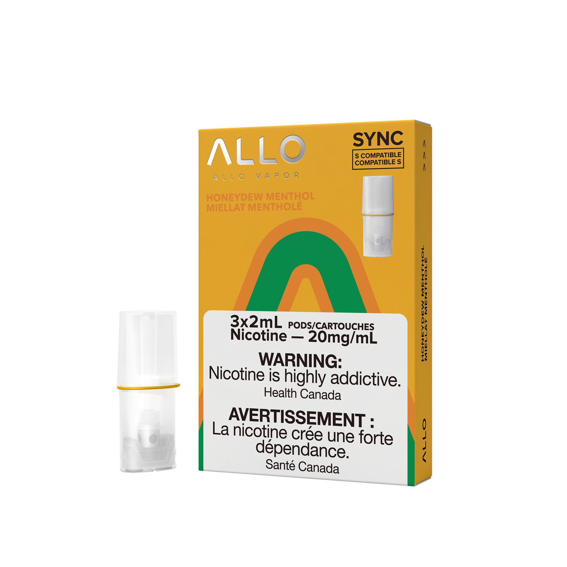 ALLO SYNC PODS Honeydrew menthol 